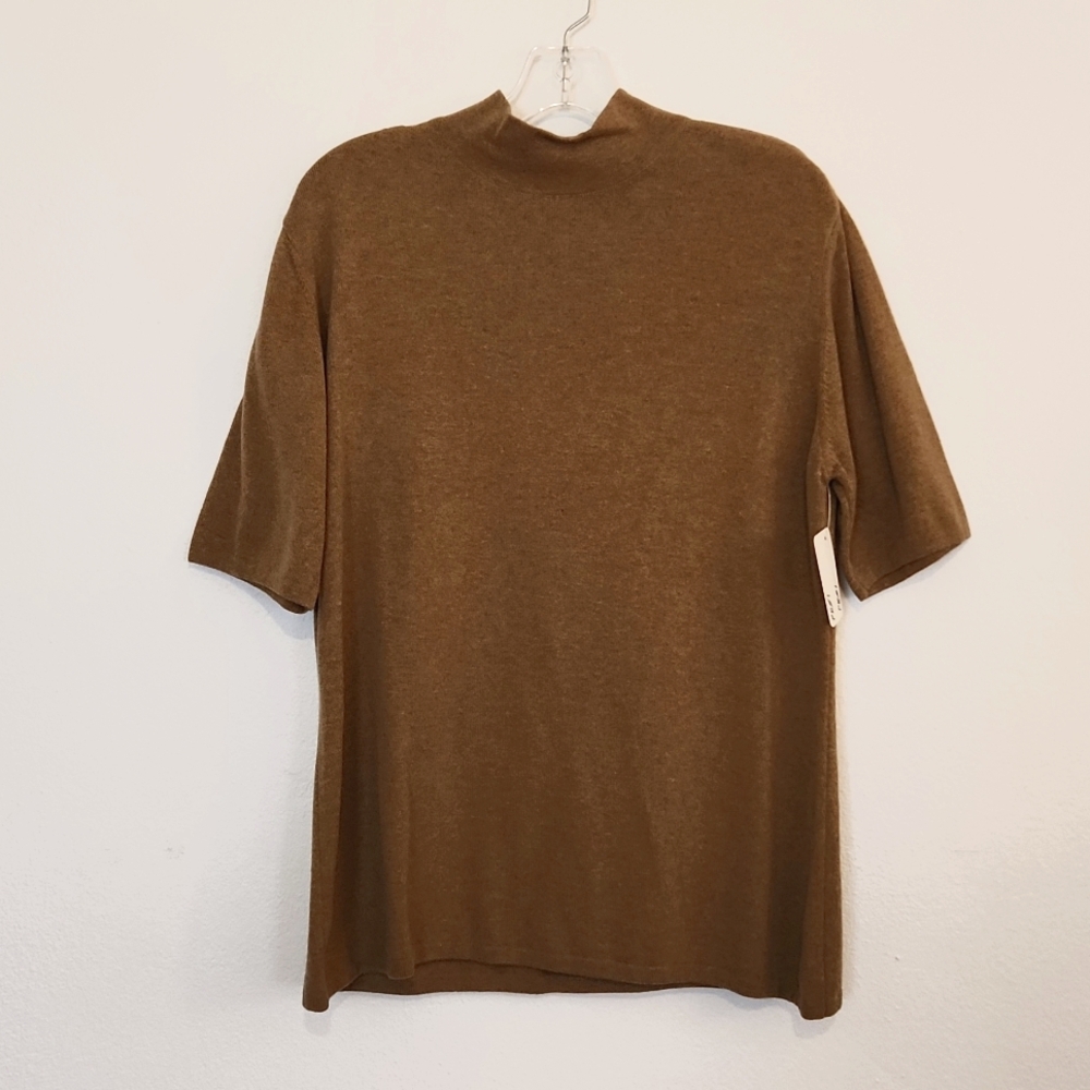 Escada Brown Schur wool Cashmere Women's Sweater